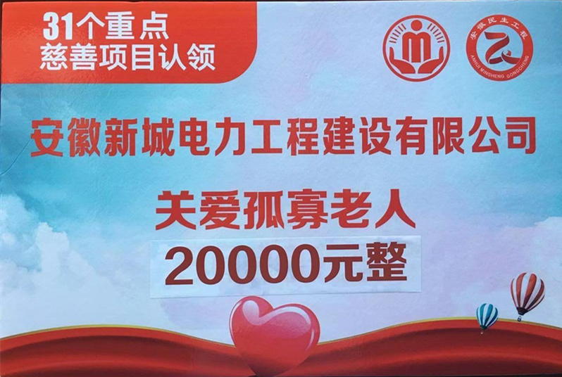 我司参加“全民参与慈善，共绘大爱蜀山”活动